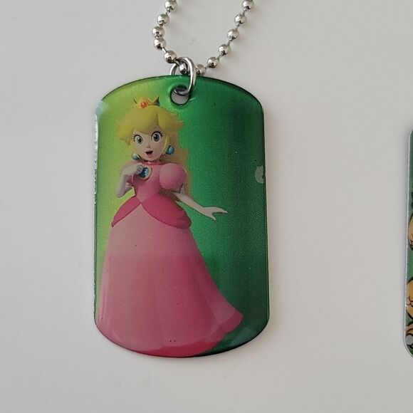 Super Mario Bros Necklaces 5 Necklaces Bowser Peach Kong Iggy Koopa #0268 - Picture 9 of 16